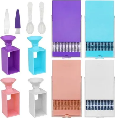 Produktbild von Kunststoff Aufbewahrungsboxen 8er Set DIY Zubehör