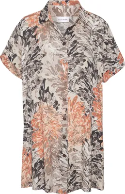 Produktbild von LASCANA Longbluse apricot-taupe bedruckt Größe 42