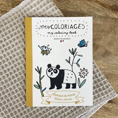 Image de Petit cahier de coloriage - Les animaux du monde