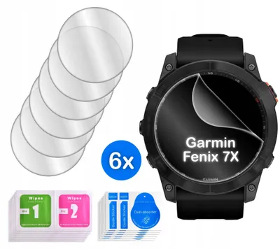 Immagine prodotto di Pellicola protettiva in idrogel per Garmin Fenix 7X, 3D, 6 pezzi