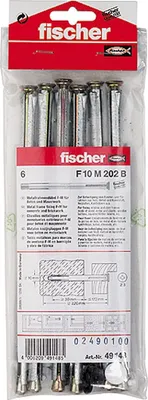 Produktbild von fischer Fensterrahmendübel F 10 M 202 B Beutel, 6 Stück