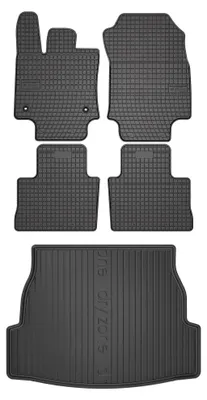 Produktbild von SolidPRO Gummifußmatten + Kofferraumwanne für Toyota RAV4 V 2019-2026 5-tlg – Wielganizator