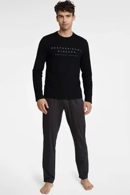 Obrázek produktu pro Pánské pyžamo 40963 Insure Černá 2XL
