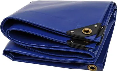 Immagine prodotto di Telo copriauto Unyqoos® 300x400 cm, colore blu – PVC 650 g/m², impermeabile al 100% con occhielli, telo protettivo da 12 m² per camion, piscina e giardino