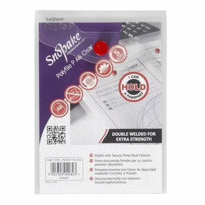 Obrázok produktu pre Snopake Polyfile P - A6 Clear, A6, Polypropylén (PP), Priehľadná, 150 mm, 115 mm, 5 kusov