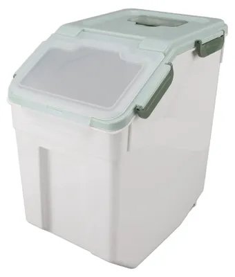 Luftdichte Aufbewahrungsbox für Reis, 25 l, Minzgrün