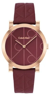 Obrázek produktu pro Dámské hodinky Calvin Klein s quartzovým mechanismem a dvěma ručičkami, kolekce CK MONOGRAM, s řemínkem