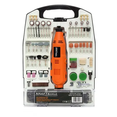 Obrázek produktu pro KRAFT&DELE Mini přímá bruska 270W s příslušenstvím 235ks KD10245
