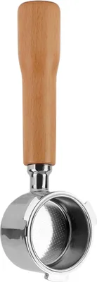 Image de filtre à café porta sans fond 51 mm 3 oreilles monocouche pour Delonghi C1 -Hêtre