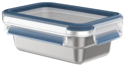 Produktbild von emsa Frischhaltedose CLIP & CLOSE STEEL 1,2 Liter blau