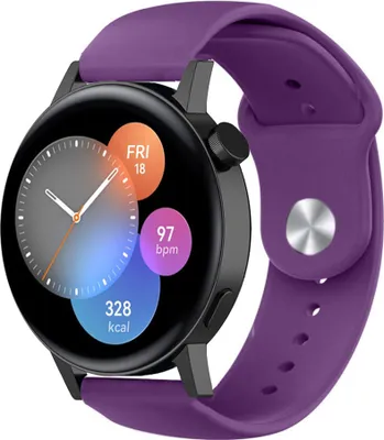 Produktbild von Strap-it Huawei Watch GT 3 42mm Sportarmband (Lila)