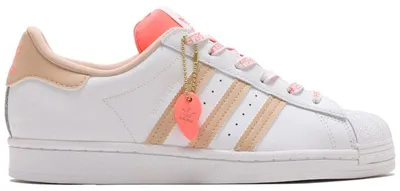 Produktbild von adidas Superstar Cloud White Halo Blush Acid Red (Women's) - EU 36 2/3