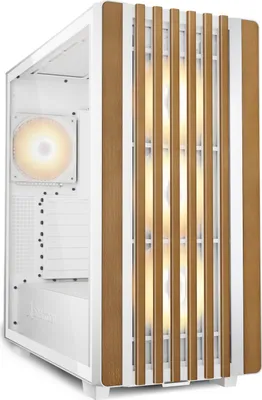 Produktbild von Sharkoon Gehäuse Rebel C70G Rgb ATX 1xGlas weiß - Tower - ATX
