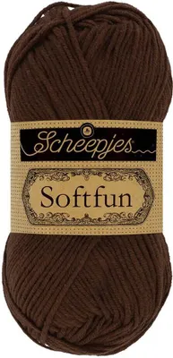 Produktbild von Scheepjes Softfun 50g 2623 Chocolate