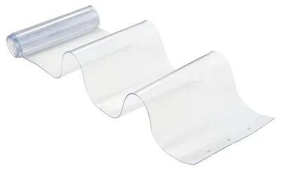 Imagen del producto de Cortina para puerta, material de PVC, fácil instalación, color marfil