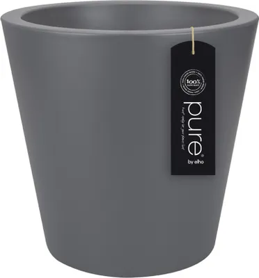 Produktbild von elho pure straight round 50 Übertopf - anthrazit