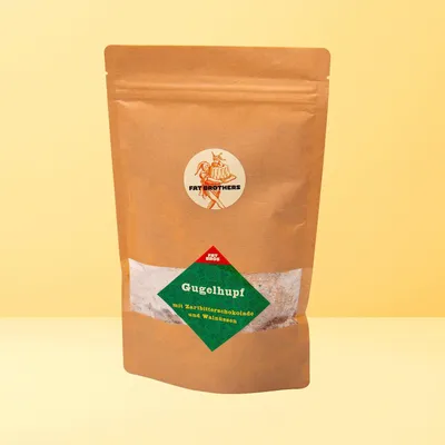 Produktbild von Weihnachtsgugelhupf mit Walnüßen und Bitterschokoladetropfen Backmischung