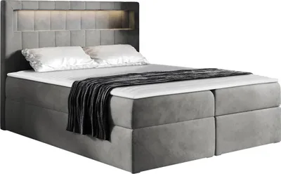 Produktbild von MIRJAN24 Boxspringbett Aspen, Ehebett mit zwei Bettkästen für die Bettwäsche, Doppelbett (Farbe: Magic Velvet 2217, Größe: 120 x 200 cm)