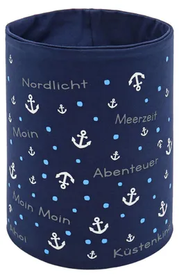 Produktbild von Leoberg Kinder Multifunktionstuch Outdoortuch Mädchen Jungen - Schlauchschal Halstuch Maritim in 104106-Blau-56