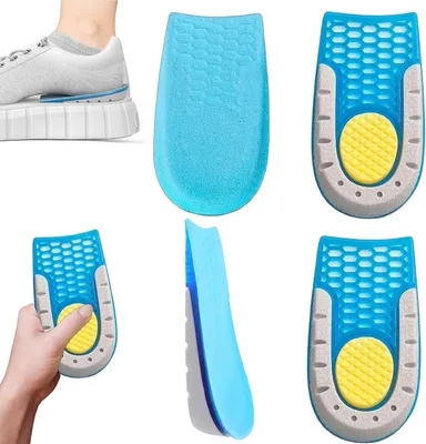 Produktbild von Fersensporn Einlegesohlen 2 Paar, Gel Erhöhung 1.5 cm, für Schuhe