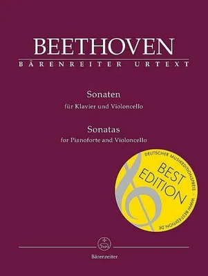 Produktbild von ISBN Sämtliche Sonaten für Violoncello u. Klavier op.5 (Nr.1 u. 2) op.69 op.102 (Nr.1 u. 2), Musikalische Ausbildung, Taschenbuch