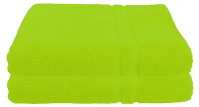 Zdjęcie produktu dla Zestaw 2 ręczników Julie Julsen® Premium, podwójna warstwa, gramatura 900 g/m², kolor: jabłkowa zieleń, wymiary: 70 x 120 cm