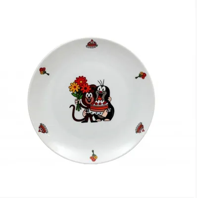 Produktbild von Thun 1794 Krtko a koláč, plytký tanier, 21 cm, český porcelán, Thun