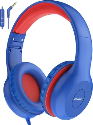 Produktbild von Kinder mit Kabel, 85/94dB Lautstärkenbegrenzer, Faltbare, Einstellbar Headset (Robustes Material und langlebiges Kabel für lange Lebensdauer.