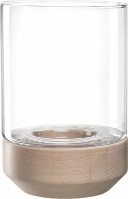 Produktbild von Leonardo Windlicht auf Holzsockel Legno (30cm)