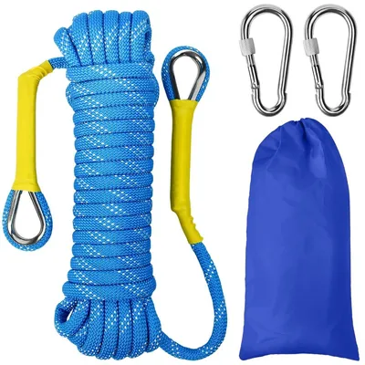 Immagine prodotto di Corda da 10 metri per uso esterno, colore blu, diametro 8 mm