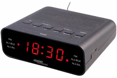 Image de Radio-réveil FM avec 2 alarmes