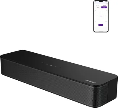 Immagine prodotto di ULTIMEA 2.1 Soundbar Poseidon M20 Pro per televisori con subwoofer integrato, controllo tramite app, soundbar da 132 W per videogiochi, altoparlanti per TV