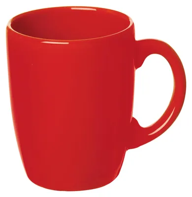 Keramikbecher 260 ml rot spülmaschinenfest mikrowellengeeignet