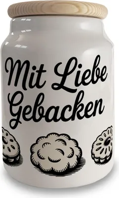 Produktbild von Vintage Keksdose mit Liebe gebacken