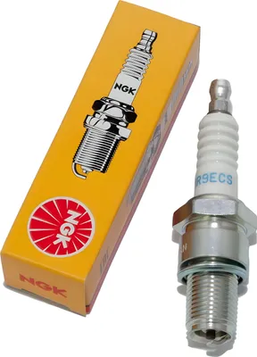 Immagine prodotto di Candela di accensione NGK BR9ECS con soppressione delle interferenze, filettatura lunga 19,0 mm Ø 14,0 mm esagono 20,8 mm, distanza tra gli elettrodi 0,75 mm, potere calorifico 9, 3570 / 4677