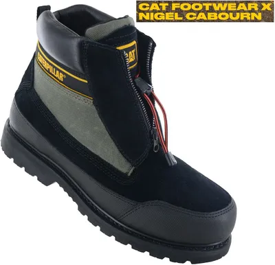 Image de CAT Caterpillar x Nigel Cabourn - UTAH ZIP Boots - Bottes Noir P111313 , EU 39 UK 5