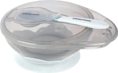Produktbild von Kikkaboo Schüssel Mit Saugnapf Und Löffel    One Size