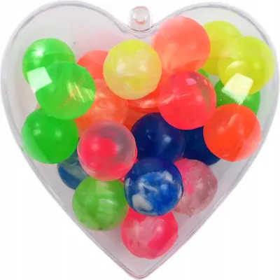 Produktbild von Flummis 25 Stück Set 22mm - Bunte Springbälle Gummibälle für Kindergeburtstag & Party