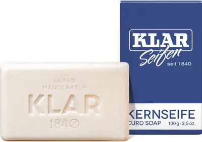 Zdjęcie produktu dla Klar Seifen Kernseife 5x 100g, Cosmos zertifiziert, palmölfrei