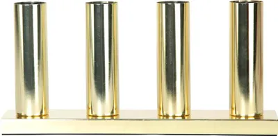 LED Tischleuchte - Standleuchte 'Glans' - 4x E27 Fassung - H: 17cm, L: 36,5cm - messing