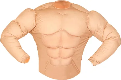 Produktbild von Super Muskelshirt - Muskelhemd - Bodybuilder Hemd Kraft Kostüm Six Pack M - 50/52