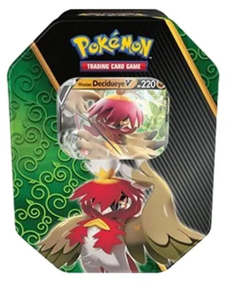 Obrázok produktu pre Plechovky s kartami Pokémon Divergent Powers: Plechovka s kartou Hisuian Decidueye V