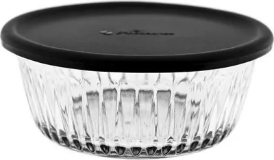 Immagine prodotto di Pasabahce Frezya Contenitore con coperchio grigio 330 ml - Set da 4