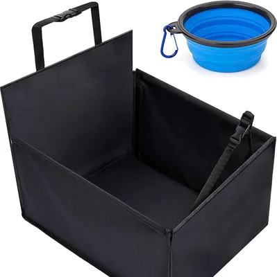 Obrázok produktu pre Autosedačka pre psa na sedadlo spolujazdca, 60x53x35 cm, polyester, do auta