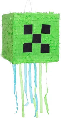 Obrázok produktu pre Piñata 28x28x25 zelená Pixel Go Fol