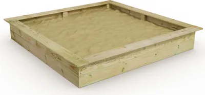 Produktbild von WICKEY King Kong 195 x 195 cm Sandkasten Sandkiste mit Sitzbank Garten Kinder Buddelkiste