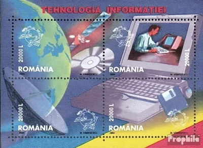 Produktbild von Briefmarken Rumänien 2004 Mi Block336 (kompl.Ausg.) postfrisch Informationstechnologie