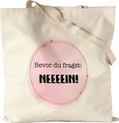 Produktbild von Bevor du fragst Nein Jutebeutel Lustig Sarkasmus Büro Mitarbeiterin Kollegin Geschenk Spruch