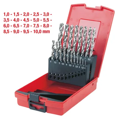 Productafbeelding van KS Tools 330.2620, Boormachine, Boorsets, Rotatie met de klok mee, Geschikt voor metaal, kunststof en hout, 118°, Snelstaal HSS-G