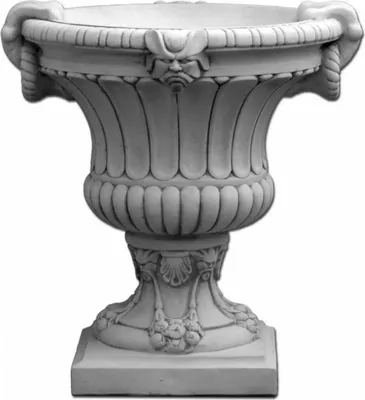 Produktbild von Casa Padrino Barock Garten Deko Blumentopf Grau 84 x 80 x H. 90 cm - Prunkvoller Pflanzentopf im Barockstil - Barock Garten Deko - Barock Terrassen Deko - Barock Deko Accessoires
